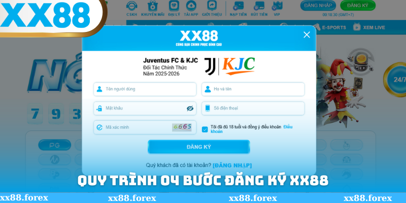 Cách đăng ký XX88 chuẩn và nhanh chóng
